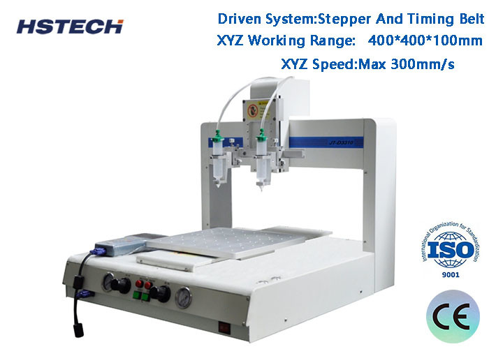 High-Speed Stepper And Timer Belt 4 Axis Glue Dispensing Machine with LCD Screen Operation