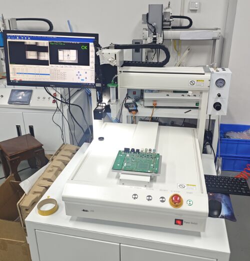 Latest company news about CCD Fiducial Programming Glue Dispensing Machine