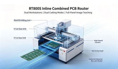 Latest company blogs about New Release: RT800S Inline Combined PCB Router Depaneling Machine
