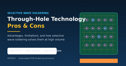 Latest company blogs about Through-Hole Technology Pros and Cons: How Selective Wave Soldering Machine SW-450YT Wins