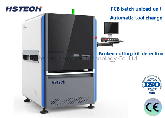 Germany Brand Sycotec SPC Statistics Function And Match ERP System  Inline Automatic PCB Router Machine