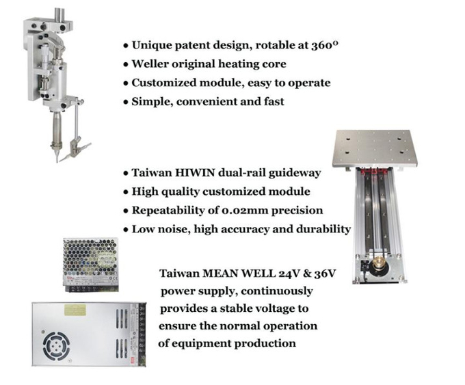 Benchtop Type Processing Data Iron Tin Automatic Spot Drag Soldering Machine​ 1