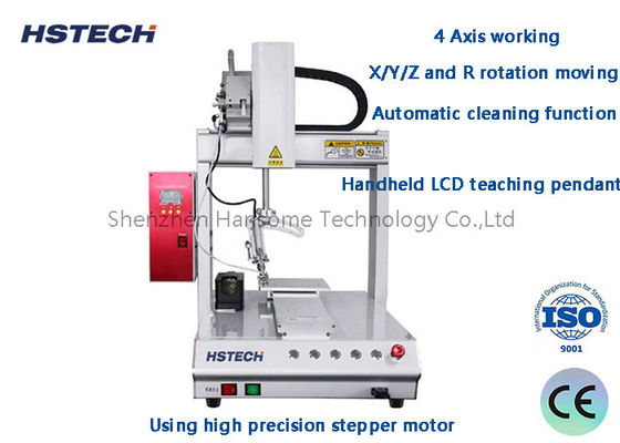Good price Multi-Directionally Adjusted 4 Axis Automatic Soldering Machine With Rotation online