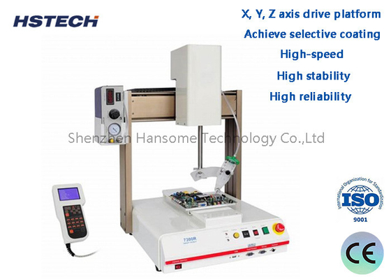 X, Y, Z Axis Drive Platform High-Speed High Reliability High Stability 3Axis Selective Coating Machine