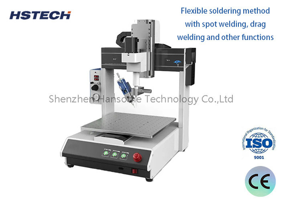 Single Tip 4 Axis 300mm/s Desktop Auto Soldering Robot