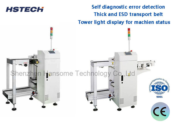 Good price Thick And ESD Transport Belt Self Diagnostic Error Detection PCB Loader Unloader online
