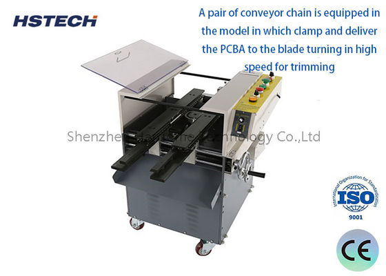 Good price AC380V 8/10inch Blade 3600rpm Automatic PCB Lead Cutting Machine for Max 250mm PCB online
