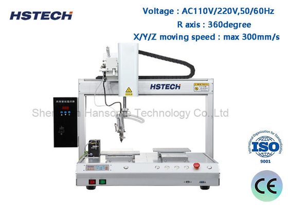 Good price 5 Axis Robotic Soldering Machine Double Y Platform Rotation Temperature Control online
