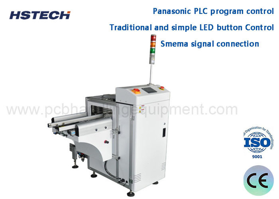 SMEMA Signal Max 530*460mm 90 Degree Compact PCB Unloader Equipment