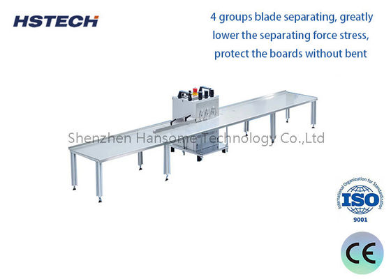 Good price High Speed 4 Group PCB Depaneling Equipment for Smooth and Deformation-Free Separation online