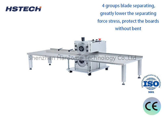 Good price 4 Groups Blade Step Cutting PCB Depaneling Equipment With Adjustable Platform online