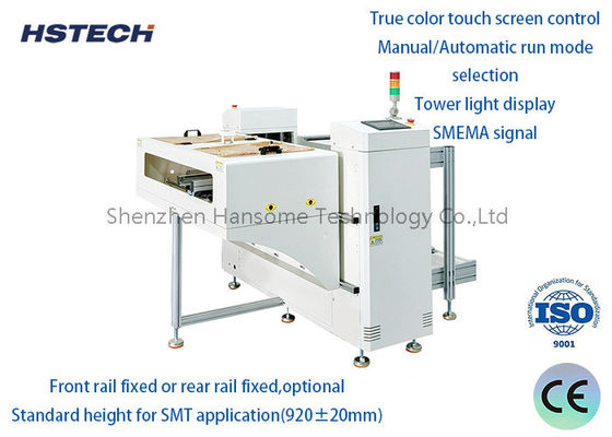 Good price 3 Color Display PCB Unloader with PCL And Touch Screen Control and Each Hold 2 Magazine for SMT Production Line online
