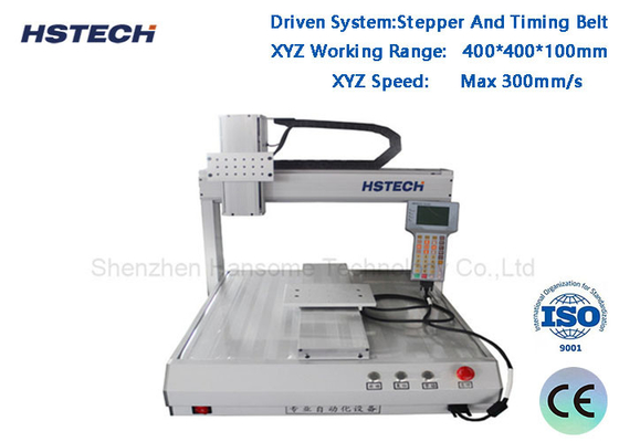 Epoxy Glue Dispensing Machine Teach Pendant Stepping Motor With Vacuum Device 4Axis Glue Dispensing Machine