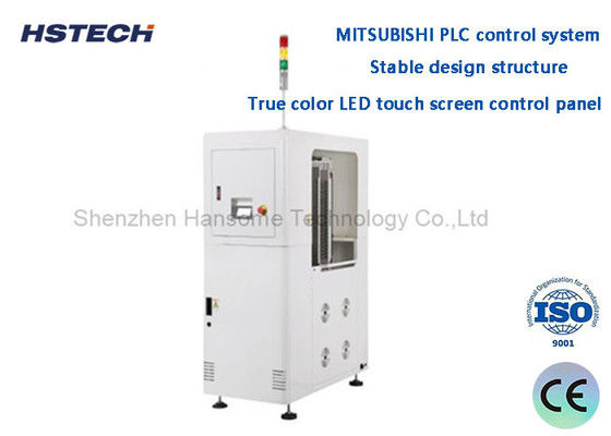 Good price MITSUBISHI PLC Control System Stable Design Structure PCB Buffer Machine With FIFO LIFO, NG/OK And By-Pass Fuction online