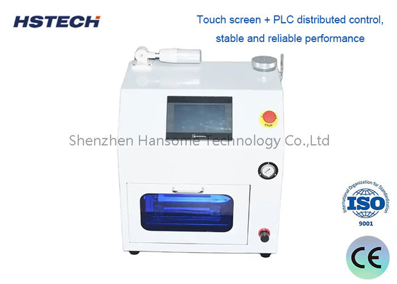 PLC Touch Screen SMT Nozzle Cleaner HS-800 with Green Color Cover