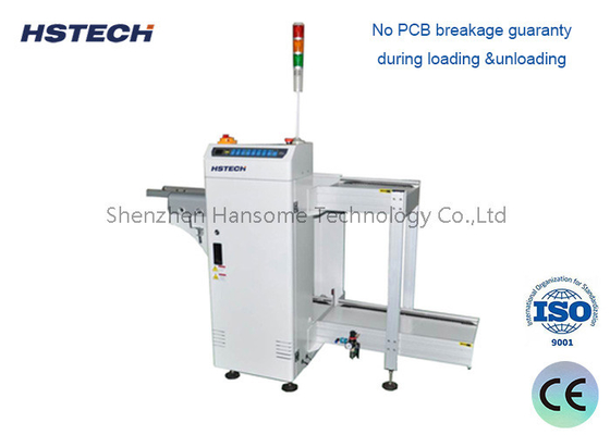 Adjustable Width Panasonic PLC Certified PCB Stacker Unloader for Bare Boards