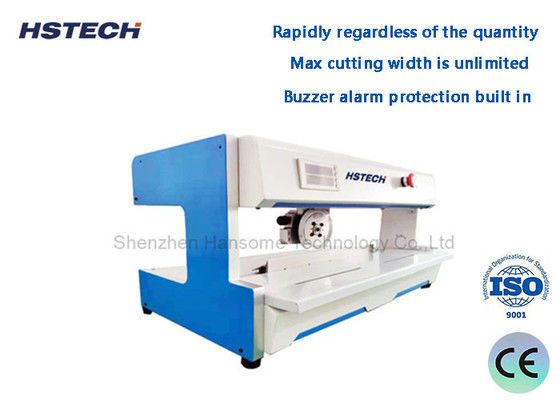 Good price Buzzer Alarm Protection PCB Separator  V-Cut Blade Moving Operation For FR4 PCB Board online