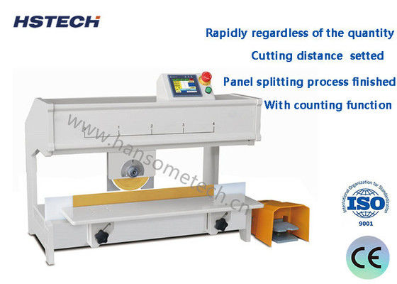 Good price Aluminum Alloy Touch Screen V-cut PCB Separator with MITSUBISHI PLC online