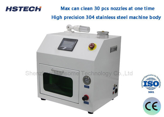 Touch screen 304 Stainless Steel PLC Distributed Control SMT Nozzle Cleaner