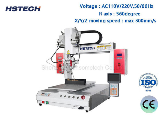 Good price Multiple Axis Automatic Soldering Robot Single Y Working Station With File Storage HS-S441S online