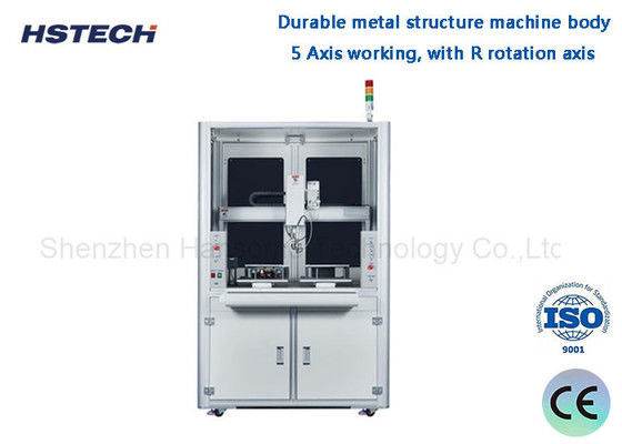 Good price Floor Standing Robotic Soldering Machine Linear Guide Solder Pen Iron Tin Metal Structure HS-FS5331R online