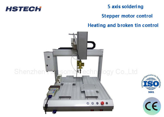 Desktop SMT Soldering Robot for PCB Assemblying with Rotation Axis HS-S331R