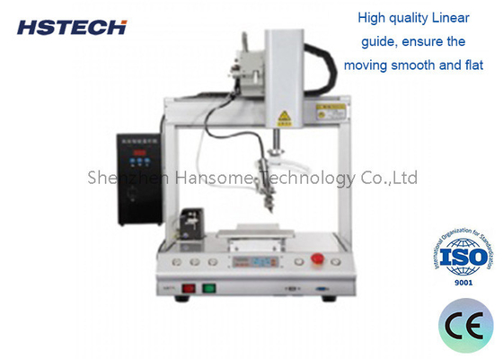 Automatic Soldering Machine with Auto Cleaning &amp; Iron Head Alignment