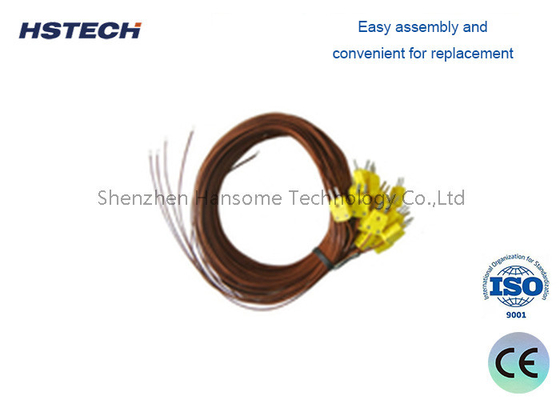 Thermocouple with Connector, 0-1000°C Use Temp, WRM N, Ceramic/Plastic