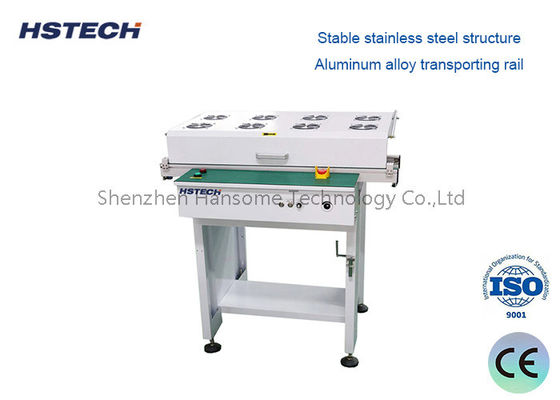 Good price PCB Handling Conveyor Max 390mm PCB Width Hand Crand Adjustable Conveyor online
