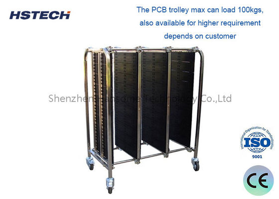 Good price Anti-Static 4 Wheels PCB Storage Turnover Car store with 3 Layers online