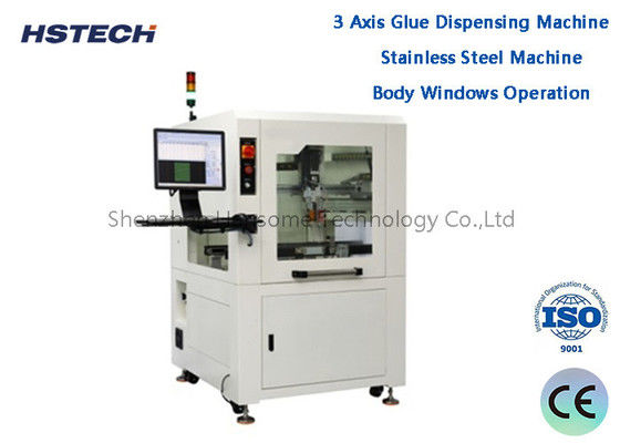 Good price High Speed PC Control LCD Screen High Accuracy Visual Glue Dispensing Machine HS-VD331 online