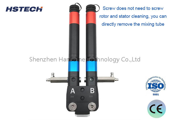 Dual Tube screw valve Mixing two different kinds of glue HS450-450