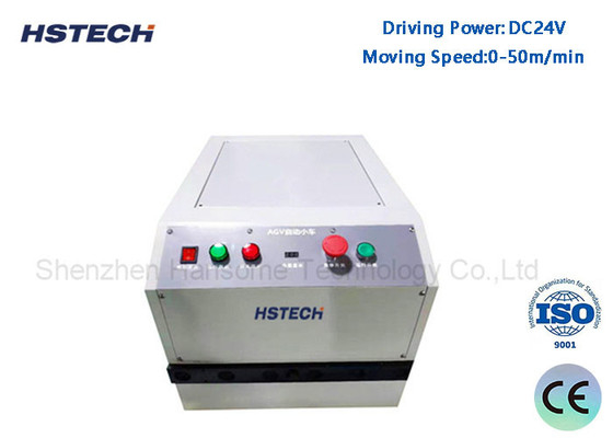 Good price LED Dispaly Automated Guided Vehicle Robot Dual Wheel Automated Guided Cart HS-200AGV online