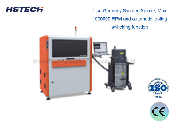 100000 RPM Spindle CCD System Inline PCB Depaneling Router Machine without Jig