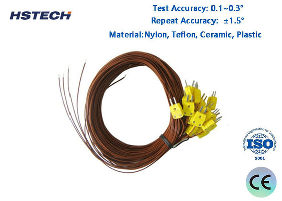 TD Plugs SR Thermal Profiler Ceramic Plastic K Type Thermocouple With Connector