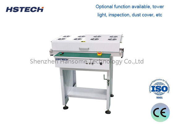 Good price PCB conveyor with cooling fans green belt type roller type PCB buffer online