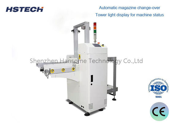 Good price Automatic Magazine Alignment 90W Brake Motor Drive Adjustable Speed Belt Conveyor PCB Unloader for SMT Line End online