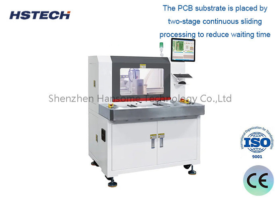 Double Platform Offline PCBA Router Machine for Depaneling Straight Line