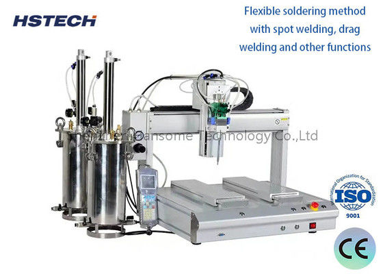Good price Capacity 1000~1500pcs/H Automatic LED Bulb Glue Dispenser With 4 Rotary Working Stations & Text Screen online