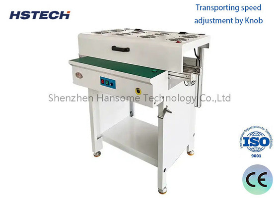 Good price Alloy Transporting Rail LED Button Control Link SMT Conveyor With ESD Flat Belt online