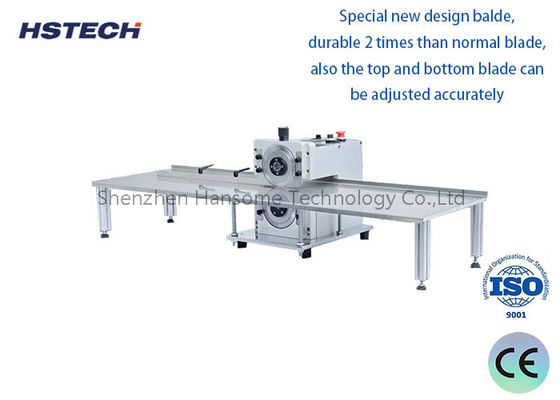 Good price High Precision 4 Groups Blade LED Hard Strip PCB Depaneling Equipment online