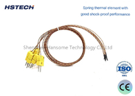 NiCrSi-NiSi WRM N Thermocouple with Connector TD Plugs SR Type Ceramic Plastic for Industrial