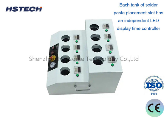 Good price LED Display 4 Placing Tank Solder Paste Machine Solder Paste Warm Up Machine online