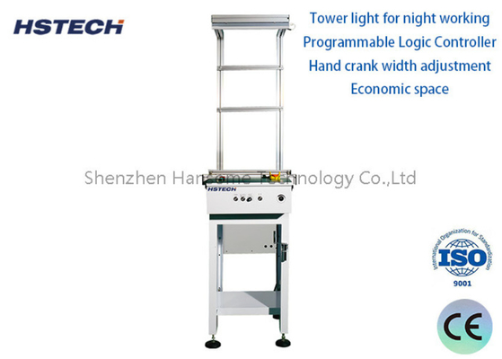 Good price 1500mm PCB Handling Equipment With ESD Green Color Work Table SMEMA Speed Adjustment online