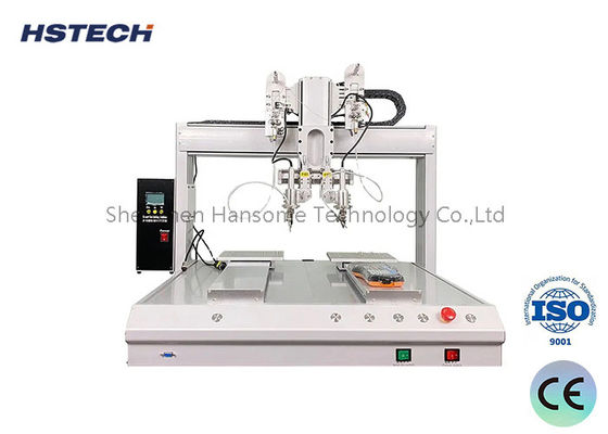 Good price Compact Tabletop Automatic Soldering Machine with Dual Platform and Stepper Motor online