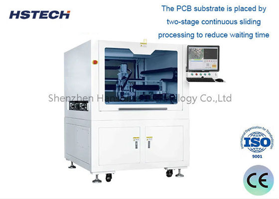 Good price High Security Double Platform Manual Door PCB Router Machine for PCBA Manufacturing online