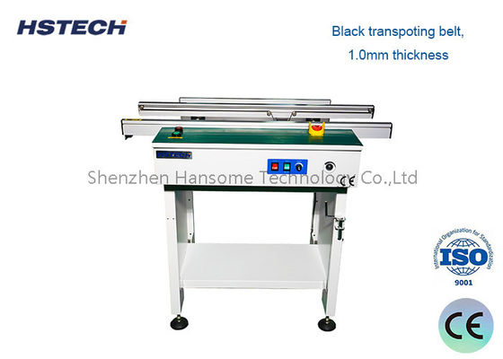Good price Stainless Steel Manual Hand Crank ESD Belt LED Button Width Adjustment PCB Transporting Conveyor online