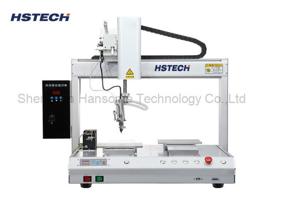 Good price 5 Axis Robotic Soldering Machine Double Y Platform Rotation Temperature Control online