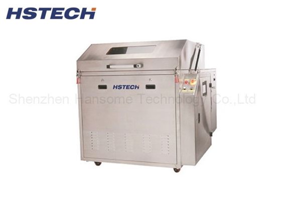 Good price PLC Control Aqueous Auto SMT Wave Solder Pallets Condenser Spraying Cleaner online