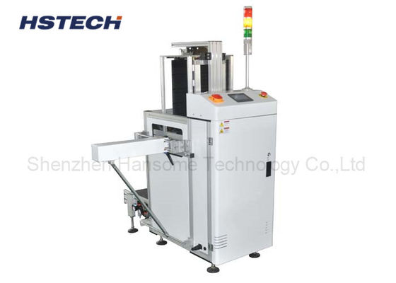 Short Length Touch Screen Control 90 degree Type PCB Linking Loader Machine